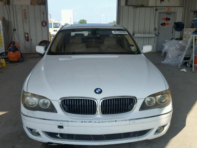 WBAHN83556DT61863 - 2006 BMW 750 LI WHITE photo 9