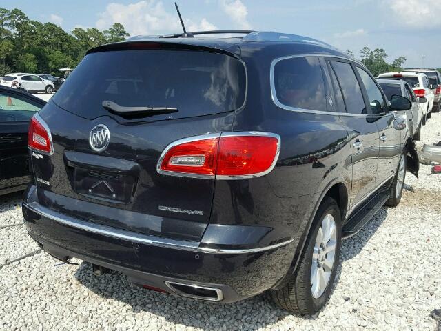 5GAKRCKD8EJ333761 - 2014 BUICK ENCLAVE BLACK photo 4