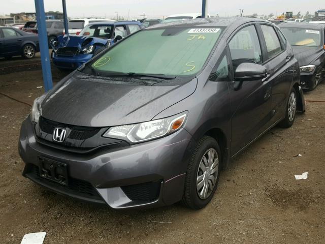 JHMGK5H52HS023221 - 2017 HONDA FIT LX CHARCOAL photo 2