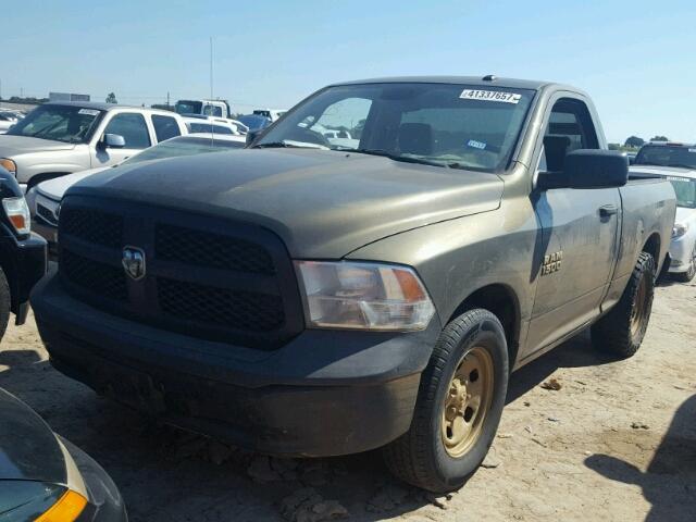 3C6JR6AG5EG143853 - 2014 RAM 1500 GRAY photo 2