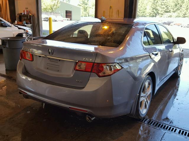 JH4CU4F6XCC000237 - 2012 ACURA TSX TECH SILVER photo 4