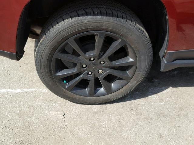 1C4NJCBA3FD295705 - 2015 JEEP COMPASS SP BURGUNDY photo 9