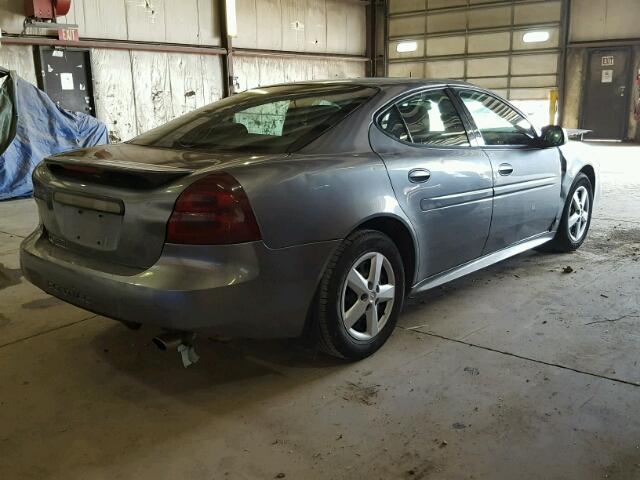 2G2WP522451278868 - 2005 PONTIAC GRAND PRIX GRAY photo 4
