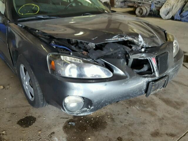 2G2WP522451278868 - 2005 PONTIAC GRAND PRIX GRAY photo 9