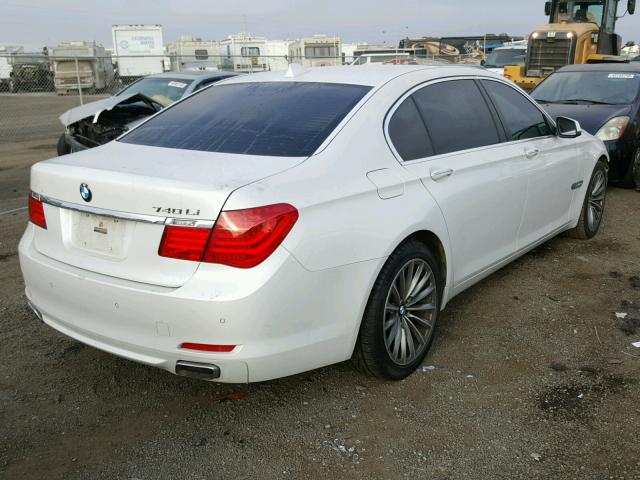 WBAKB4C53BC574737 - 2011 BMW 740 LI WHITE photo 4