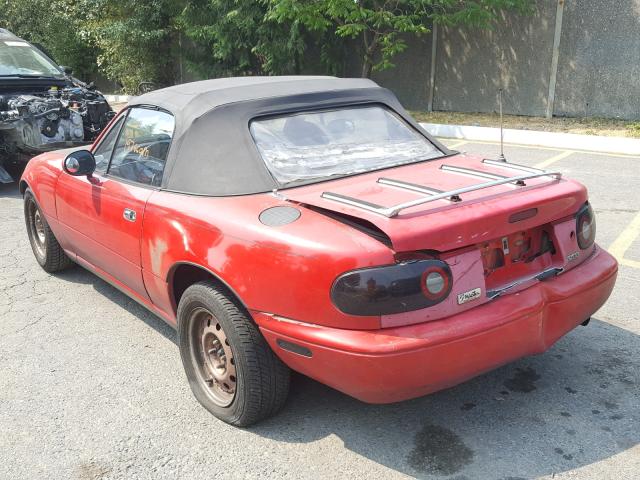 JM1NA3511L0143887 - 1990 MAZDA MX-5 MIATA RED photo 3