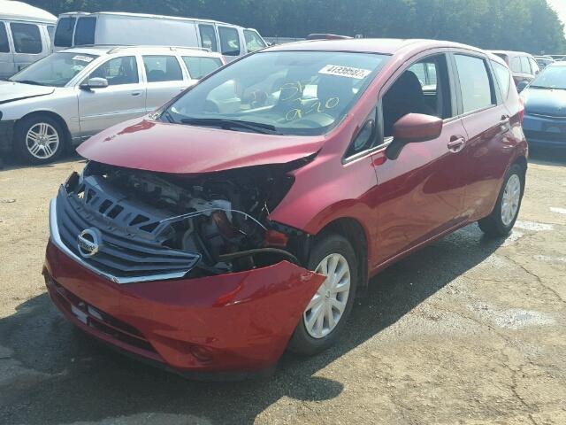 3N1CE2CPXFL441975 - 2015 NISSAN VERSA NOTE RED photo 2