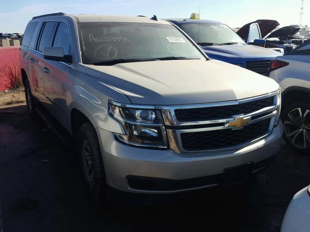 1GNSCHEC9FR186716 - 2015 CHEVROLET SUBURBAN C GRAY photo 1