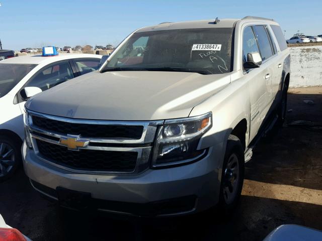 1GNSCHEC9FR186716 - 2015 CHEVROLET SUBURBAN C GRAY photo 2