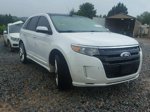 2FMDK3AK4DBA51269 - 2013 FORD EDGE SPORT WHITE photo 1