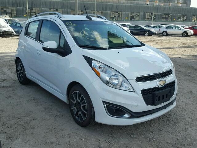 KL8CF6S95FC761486 - 2015 CHEVROLET SPARK WHITE photo 1