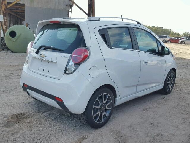 KL8CF6S95FC761486 - 2015 CHEVROLET SPARK WHITE photo 4