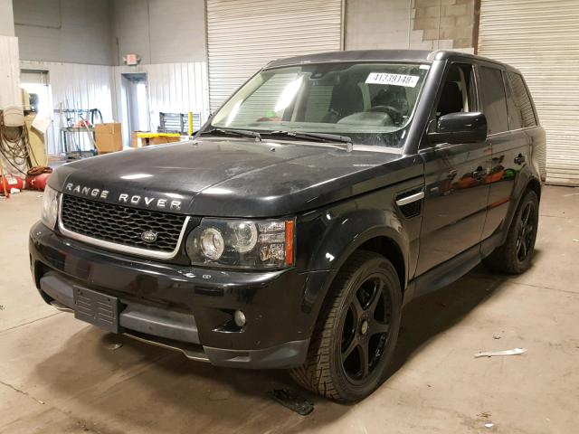 SALSF2D41CA727204 - 2012 LAND ROVER RANGE ROVE BLACK photo 2