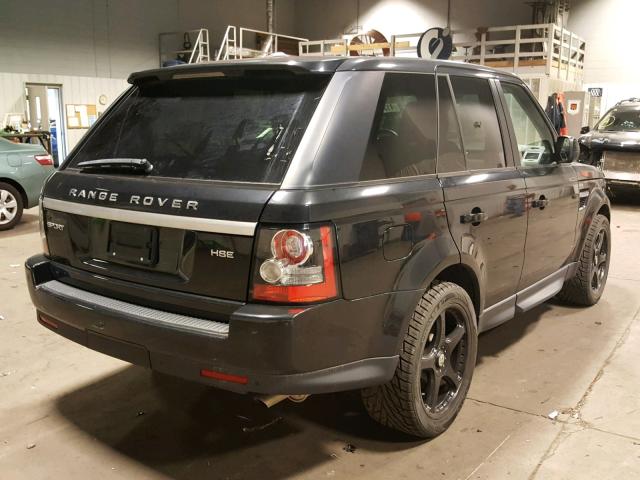 SALSF2D41CA727204 - 2012 LAND ROVER RANGE ROVE BLACK photo 4