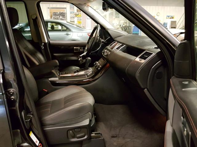SALSF2D41CA727204 - 2012 LAND ROVER RANGE ROVE BLACK photo 5