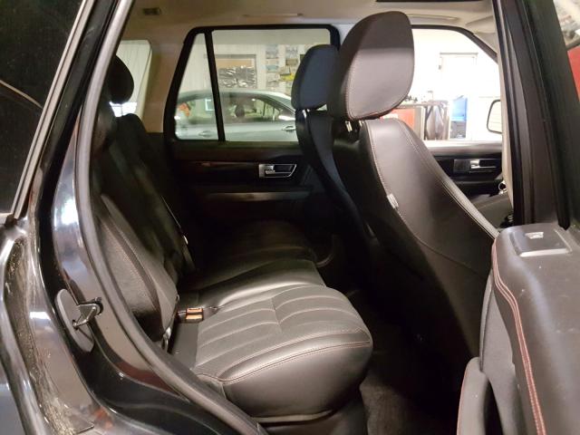 SALSF2D41CA727204 - 2012 LAND ROVER RANGE ROVE BLACK photo 6