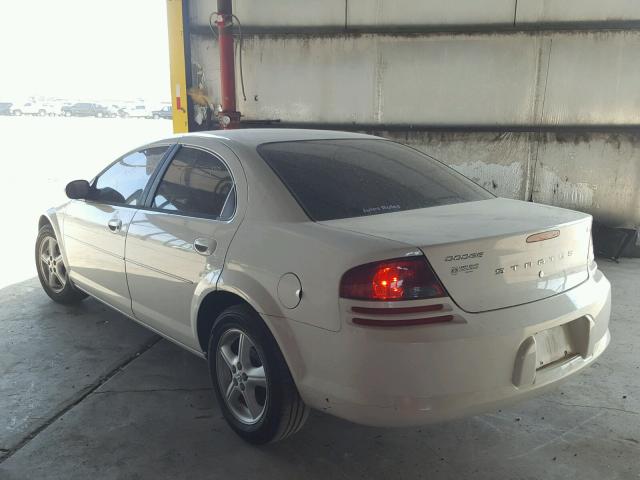 1B3EL46X36N185697 - 2006 DODGE STRATUS SX WHITE photo 3