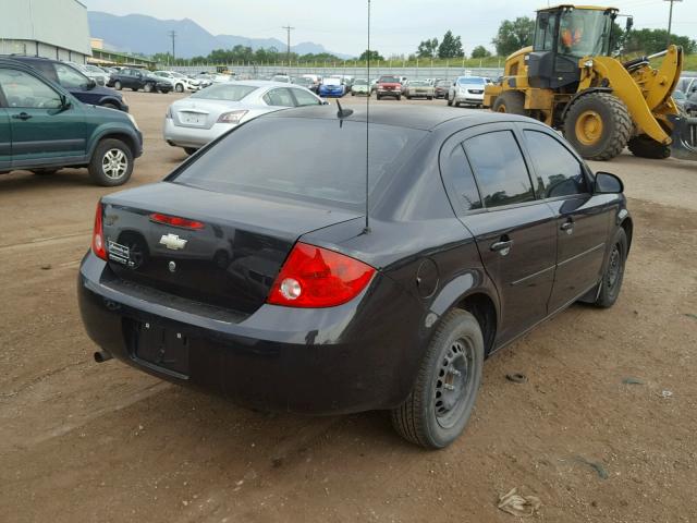 1G1AD5F53A7152803 - 2010 CHEVROLET COBALT 1LT BLACK photo 4