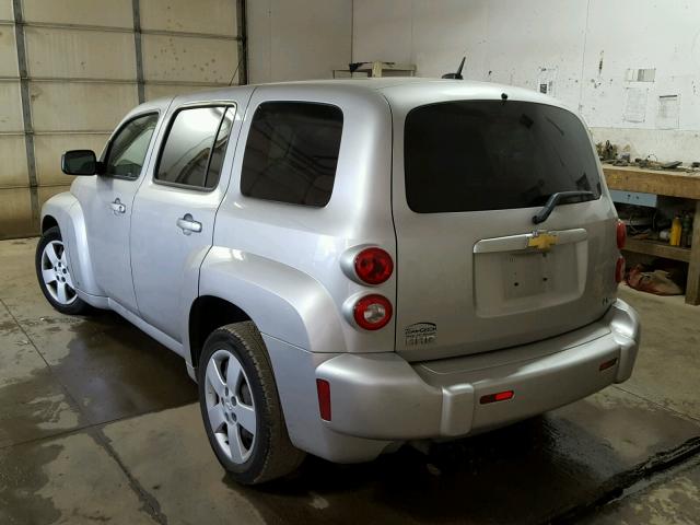 3GNCA13D38S698422 - 2008 CHEVROLET HHR LS ვერცხლისფერი ფოტო 3