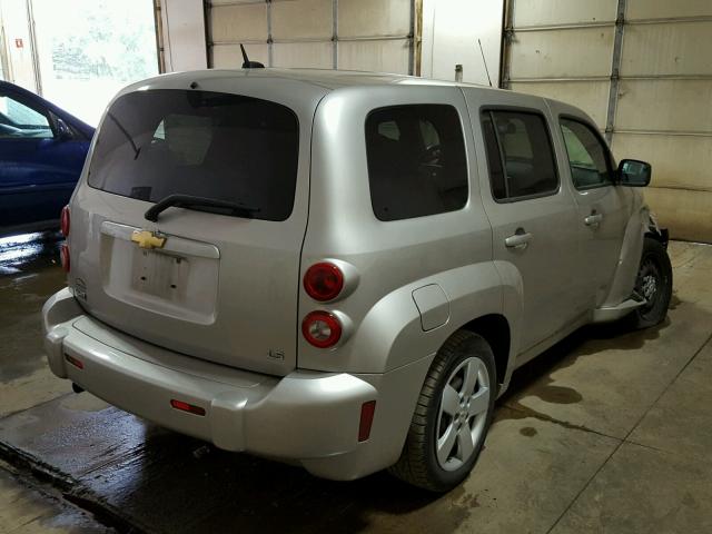 3GNCA13D38S698422 - 2008 CHEVROLET HHR LS ვერცხლისფერი ფოტო 4