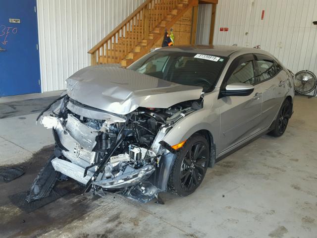 SHHFK7H44JU408460 - 2018 HONDA CIVIC SPOR SILVER photo 2