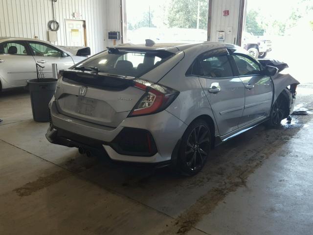 SHHFK7H44JU408460 - 2018 HONDA CIVIC SPOR SILVER photo 4