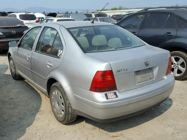 3VWRP29M01M011340 - 2001 VOLKSWAGEN JETTA GL T SILVER photo 3