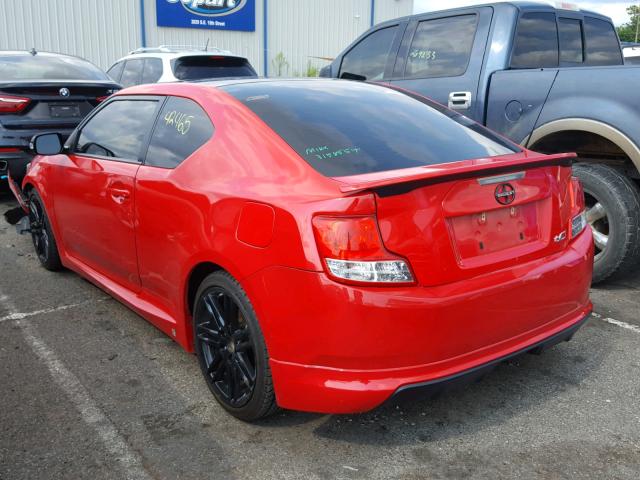 JTKJF5C70D3055036 - 2013 TOYOTA SCION TC 红色 照片 3
