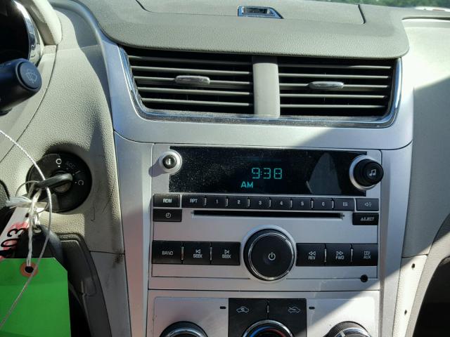 1G1ZA5EU0CF350803 - 2012 CHEVROLET MALIBU LS ვერცხლისფერი ფოტო 9