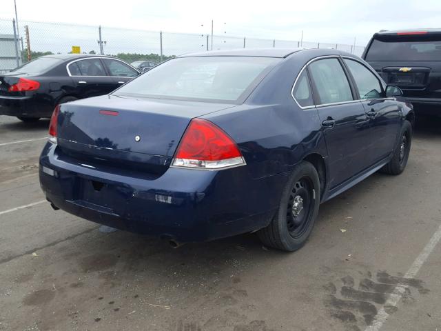 2G1WD5E30C1265193 - 2012 CHEVROLET IMPALA POL BLUE photo 4