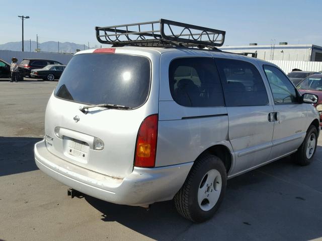 4N2XN11T0XD829472 - 1999 NISSAN QUEST SE SILVER photo 4