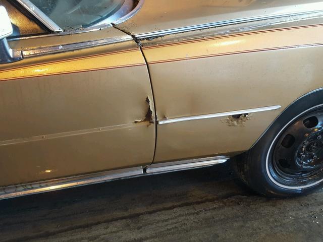 6L47T7Q158025 - 1977 CADILLAC EL DORADO GOLD photo 9