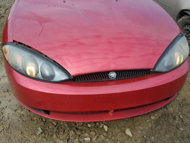 1ZWFT61L1X5632170 - 1999 MERCURY COUGAR V6 RED photo 9