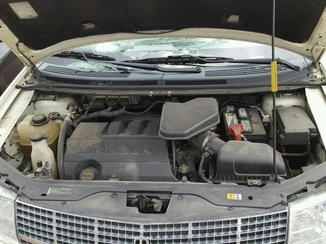 2LMDU68C88BJ12384 - 2008 LINCOLN MKX CREAM photo 7