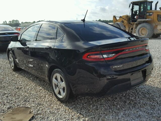 1C3CDFBA3GD584525 - 2016 DODGE DART SXT BLACK photo 3