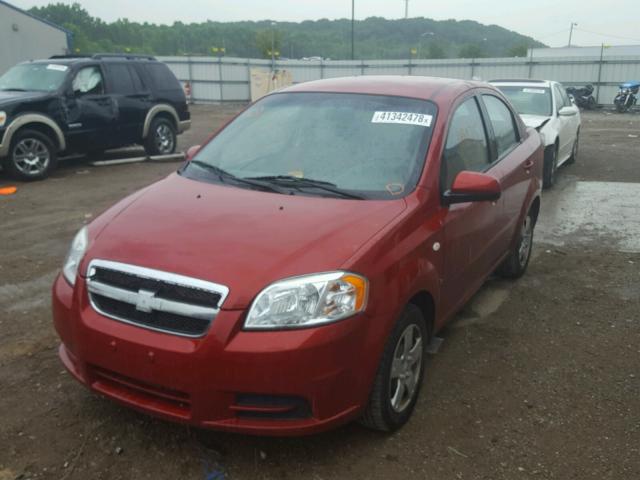 KL1TD56628B212383 - 2008 CHEVROLET AVEO BASE Qırmızı foto 2