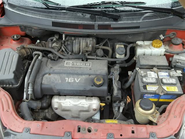 KL1TD56628B212383 - 2008 CHEVROLET AVEO BASE Qırmızı foto 7