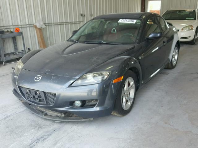 JM1FE173780216117 - 2008 MAZDA RX8 GRAY photo 2