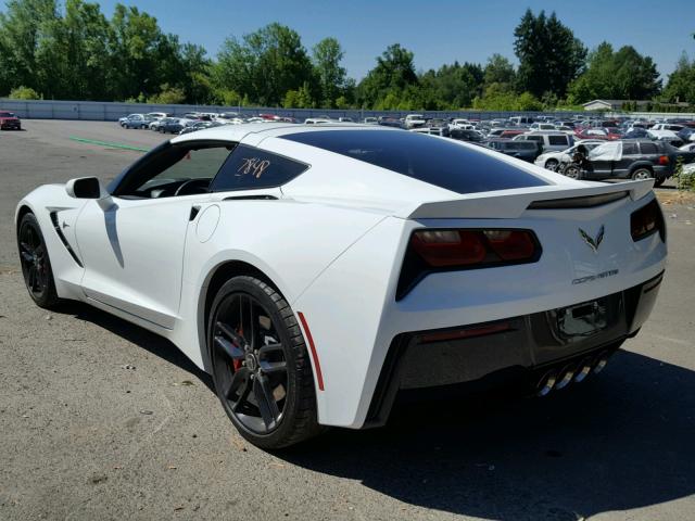 1G1YD2D7XF5121486 - 2015 CHEVROLET CORVETTE S WHITE photo 3