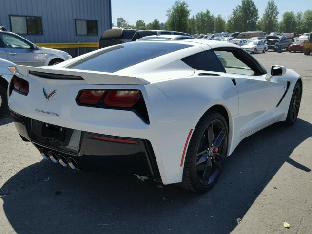 1G1YD2D7XF5121486 - 2015 CHEVROLET CORVETTE S WHITE photo 4