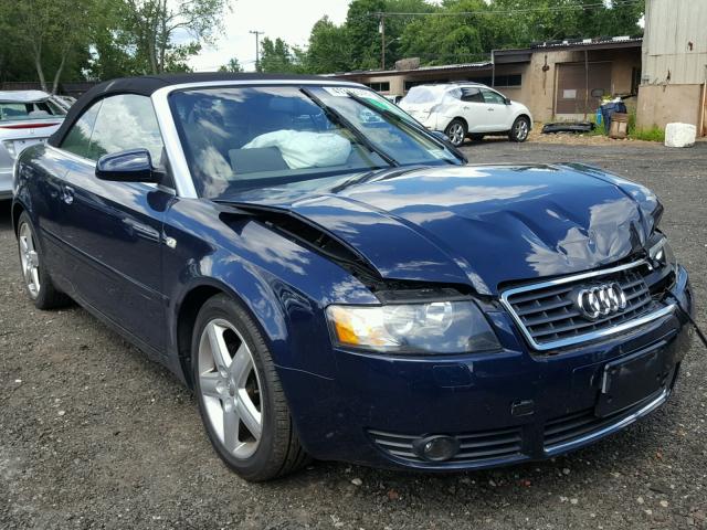 WAUAC48H75K015665 - 2005 AUDI A4 1.8 CAB BLUE photo 1