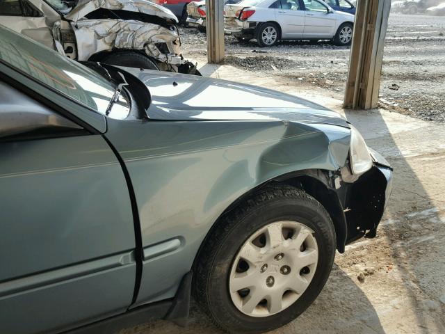 2HGEJ6612YH580527 - 2000 HONDA CIVIC BASE Mavi foto 9