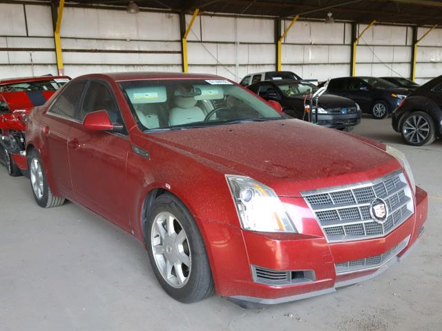 1G6DF577980204410 - 2008 CADILLAC CTS RED photo 1