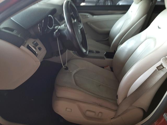 1G6DF577980204410 - 2008 CADILLAC CTS RED photo 5