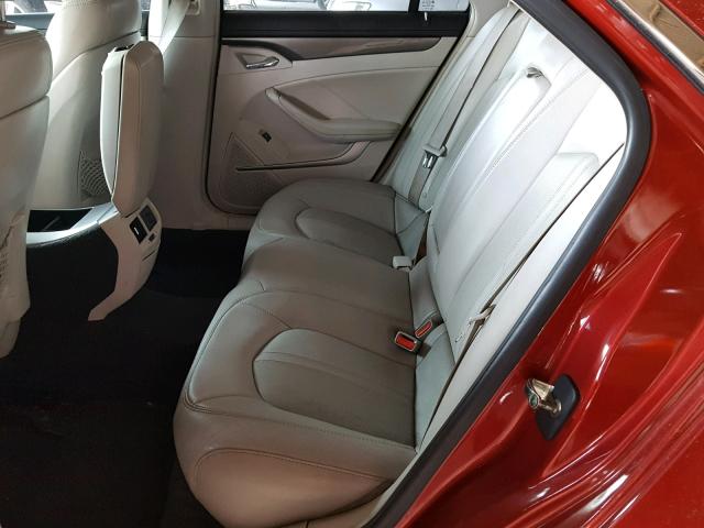 1G6DF577980204410 - 2008 CADILLAC CTS RED photo 6