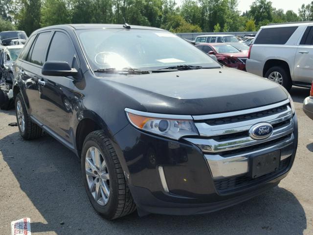 2FMDK3JC3BBB05649 - 2011 FORD EDGE SEL BLACK photo 1