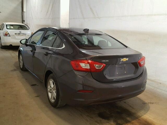 1G1BE5SM5H7245878 - 2017 CHEVROLET CRUZE LT CHARCOAL photo 3