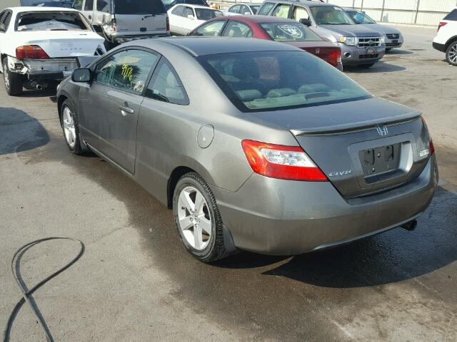 2HGFG12948H568008 - 2008 HONDA CIVIC EXL 灰色 照片 3
