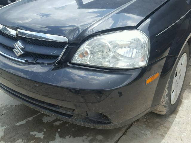 KL5JD56Z28K734866 - 2008 SUZUKI FORENZA BA BLACK photo 9