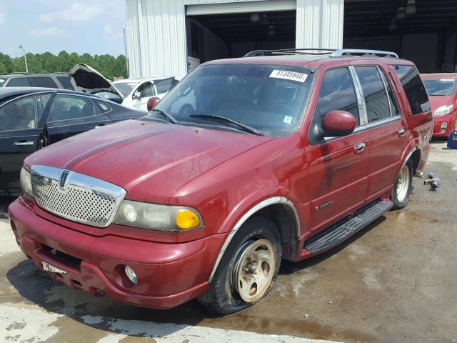 5LMEU27R02LJ07151 - 2002 LINCOLN NAVIGATOR Tünd qırmızı foto 2
